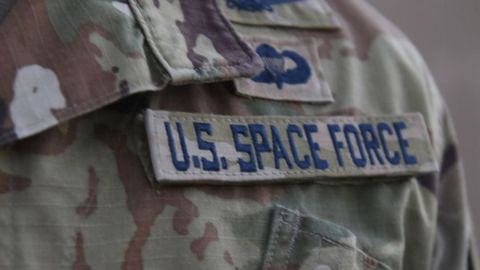 Space Force uniform. US Air Force