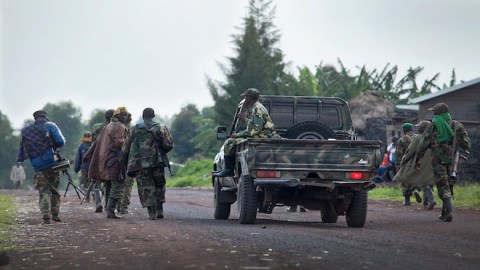 M23 fighters loyal to Ntaganda on road towards Goma 2013. Attack. © MONUSCO/Sylvain Liechti