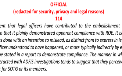 Lessons for Legal Advisors from the Brereton Report