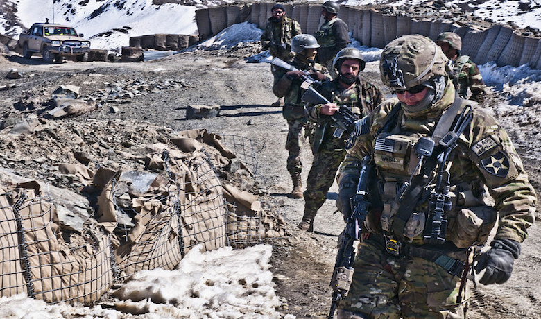 Self-Defense. Checkpoint in Daab Pass in Shinkai district, Afghanistan Feb. 25. US Army