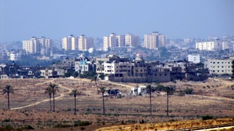 Al-Jalaa Tower. View of Gaza Strip from Israel. David Berkowitz