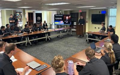 Prosecutor General of Ukraine Speaks to West Point Cadets